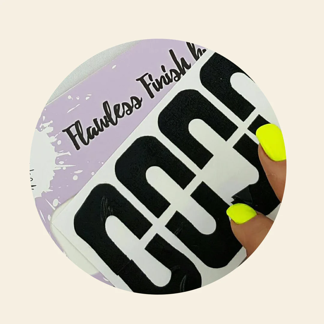 Flawless Finish Peel Off Mani Tape - Black - Image 3