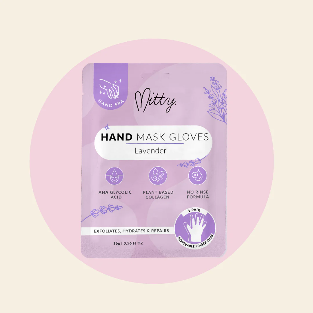 Hand Mask Gloves - Lavender - Image 2