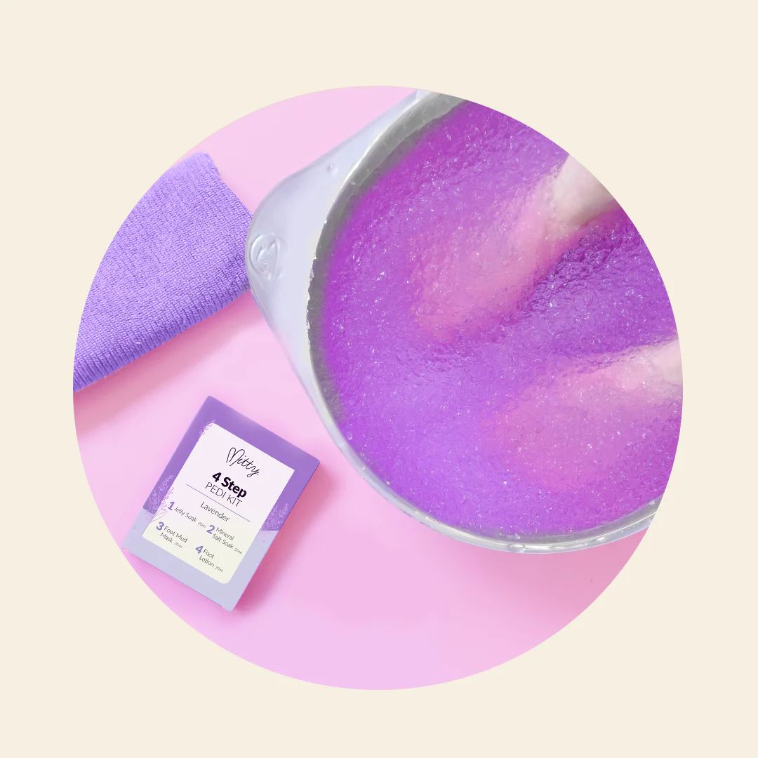 4 Step Pedi Kit includes Jelly Soak - Lavender - Image 5