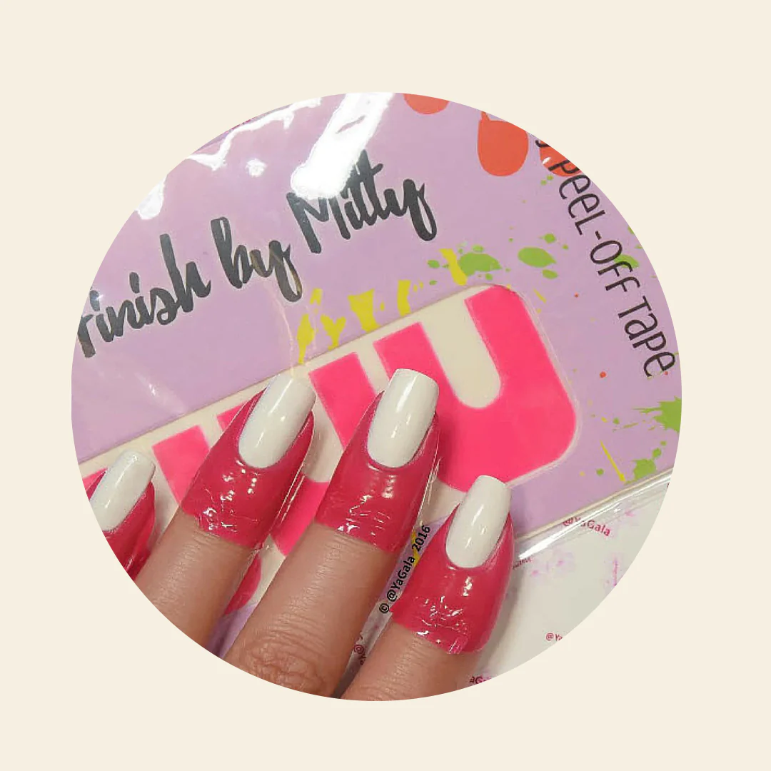 Flawless Finish Peel Off Mani Tape - Pink - Image 3