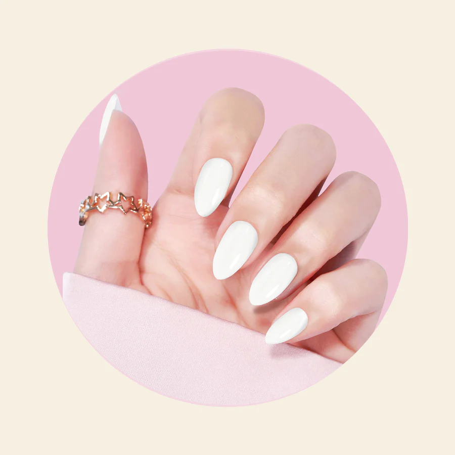 FLUFFY CLOUDS Semi Cured Gel Nail Stickers