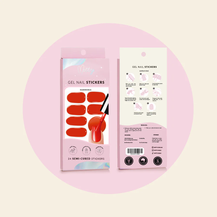 HARMONIC Semi Cured Gel Nail Stickers - Image 3