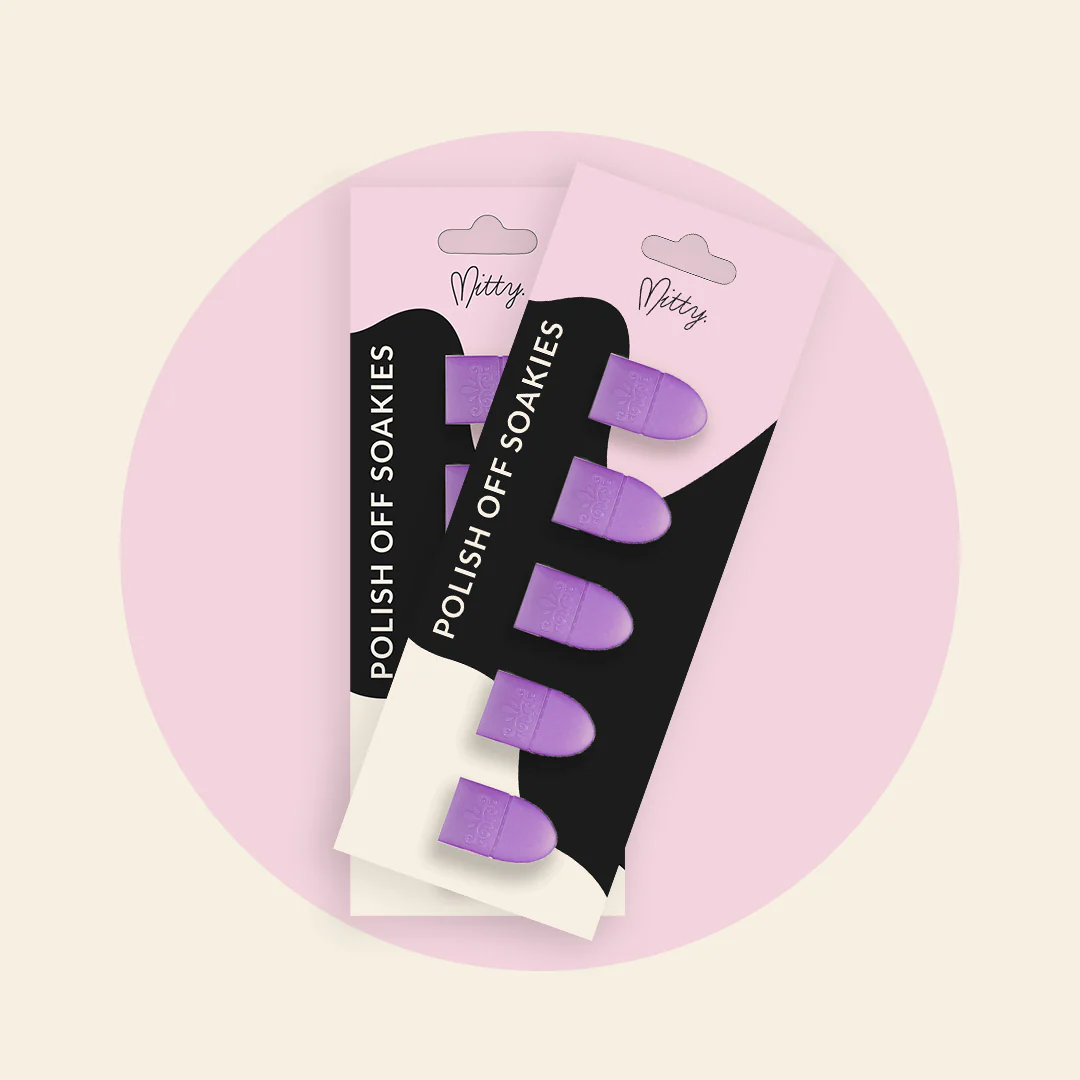 Polish Off Soakies - Passion Purple TWIN PACK
