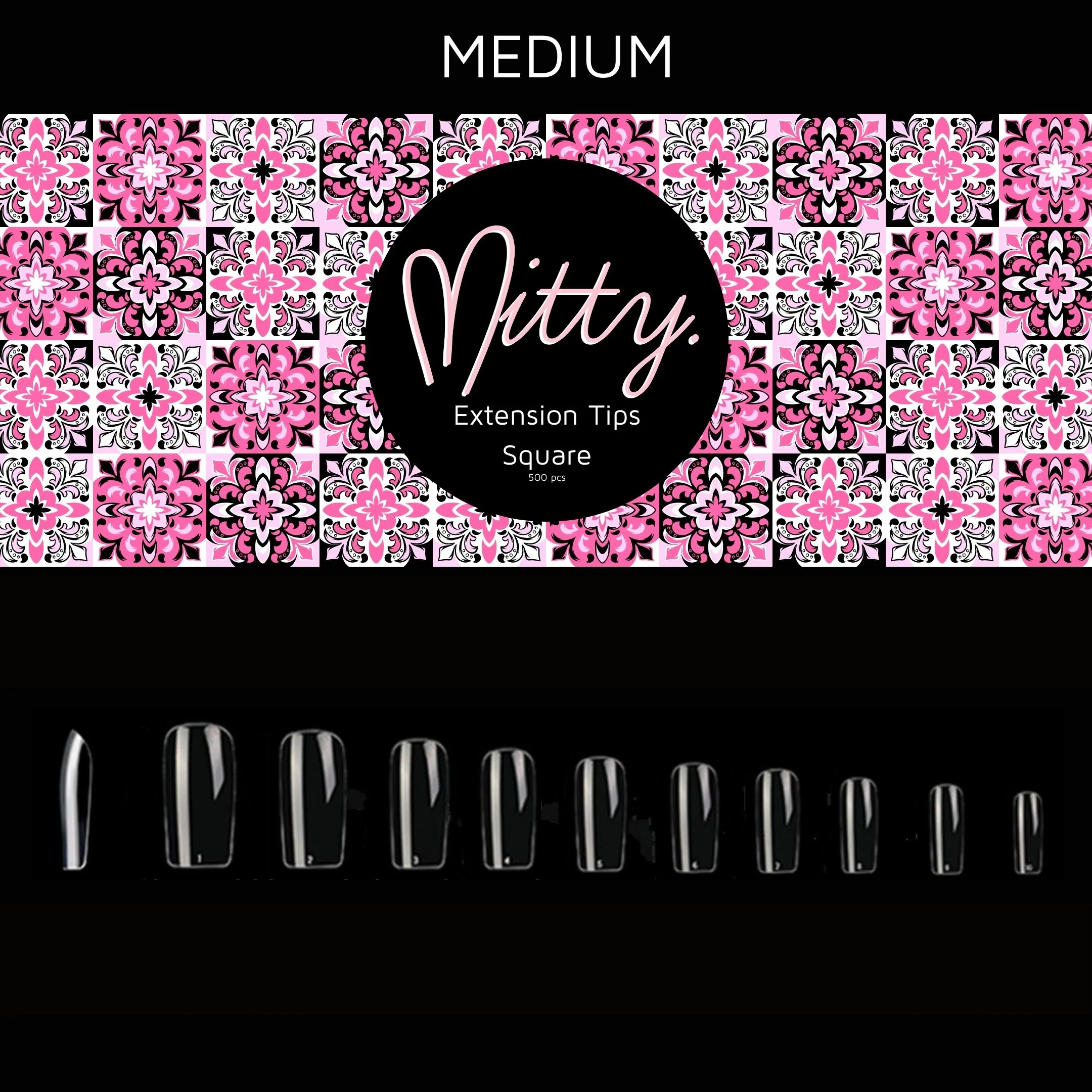 Square Full Cover Nail Tips - Refill - Image 4